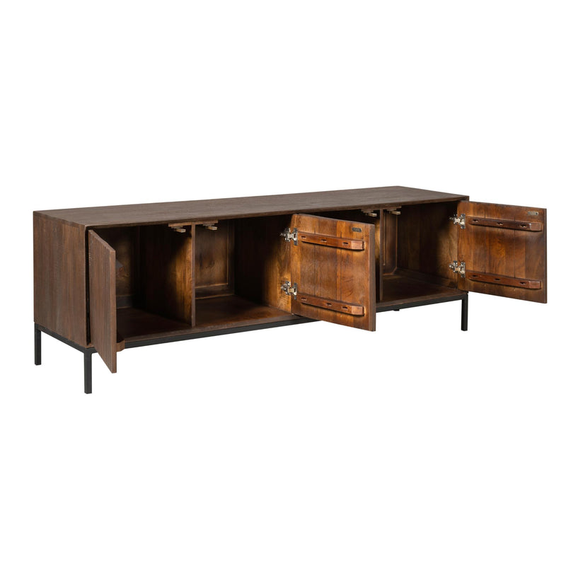 TV-meubel Tv meubel Madison Bruin 165 cm 165x45x55 cm-TV-meubels-Starfurn