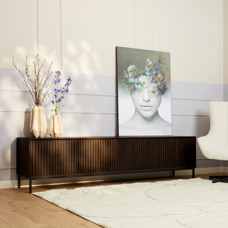 TV-meubel Tv meubel Madison Bruin 210 cm 210x45x55 cm-TV-meubels-Starfurn