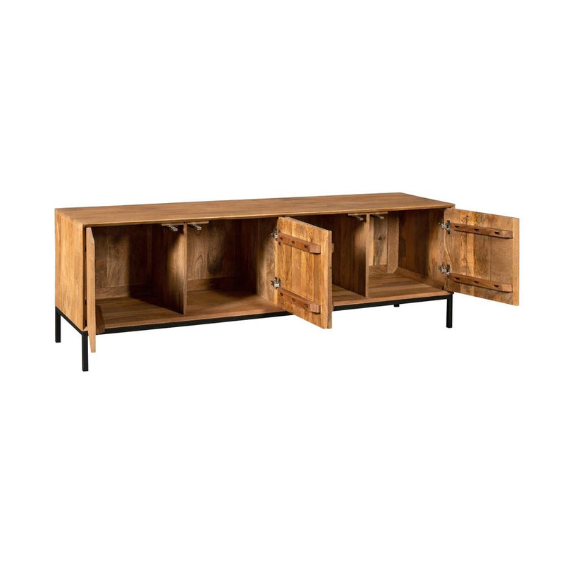 TV-meubel Tv meubel Madison Naturel 165 cm 165x45x55 cm-TV-meubels-Starfurn