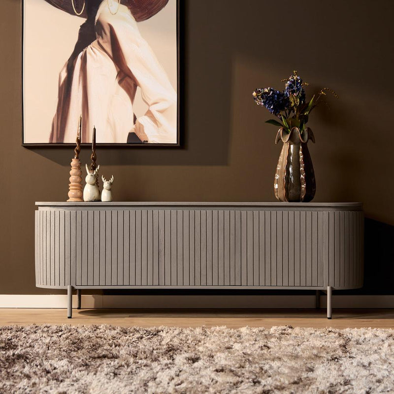 TV-meubel Tv meubel Solana 165 cm Taupe 165x45x55 cm-TV-meubels-Starfurn