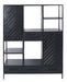 TV-meubel York Mangohout Zwart 160x40x200 cm-TV-meubels-Livingfurn
