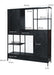 TV-meubel York Mangohout Zwart 160x40x200 cm-TV-meubels-Livingfurn