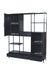 TV-meubel York Mangohout Zwart 160x40x200 cm-TV-meubels-Livingfurn