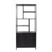 TV-meubel York Mangohout Zwart 90x40x210 cm-Opbergkasten-Livingfurn