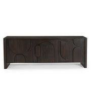 TV-meubel Zana Bruin Mangohout 150x40 cm-TV-meubels-Starfurn