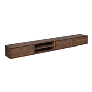 TV-meubel Zwevend tv meubel Ambiance Bruin 280 cm 280x30x35 cm-TV-meubels-Starfurn