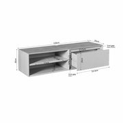TV-meubel Zwevend tv meubel Ambiance Taupe 120 cm 120x30x35 cm-TV-meubels-Starfurn