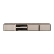 TV-meubel Zwevend tv meubel Ambiance Taupe 200 cm 200x30x35 cm-TV-meubels-Starfurn