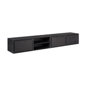 TV-meubel Zwevend tv meubel Ambiance Zwart 200 cm 200x30x35 cm-TV-meubels-Starfurn