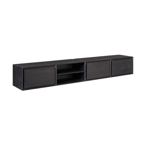 TV-meubel Zwevend tv meubel Ambiance Zwart 200 cm 200x30x35 cm-TV-meubels-Starfurn