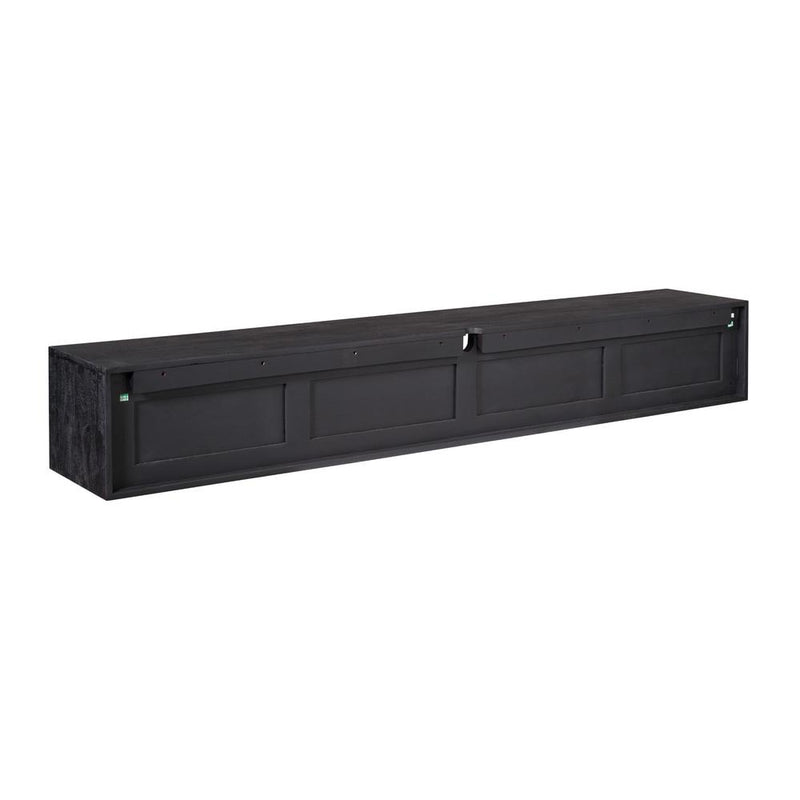 TV-meubel Zwevend tv meubel Ambiance Zwart 200 cm 200x30x35 cm-TV-meubels-Starfurn