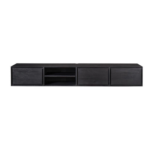 TV-meubel Zwevend tv meubel Ambiance Zwart 200 cm 200x30x35 cm-TV-meubels-Starfurn