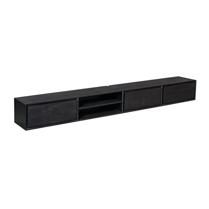 TV-meubel Zwevend tv meubel Ambiance Zwart 240 cm 240x30x35 cm-TV-meubels-Starfurn