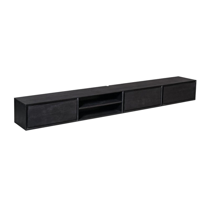 TV-meubel Zwevend tv meubel Ambiance Zwart 240 cm 240x30x35 cm-TV-meubels-Starfurn
