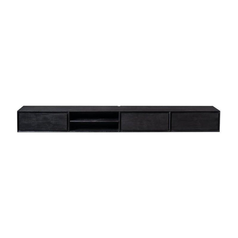 TV-meubel Zwevend tv meubel Ambiance Zwart 240 cm 240x30x35 cm-TV-meubels-Starfurn