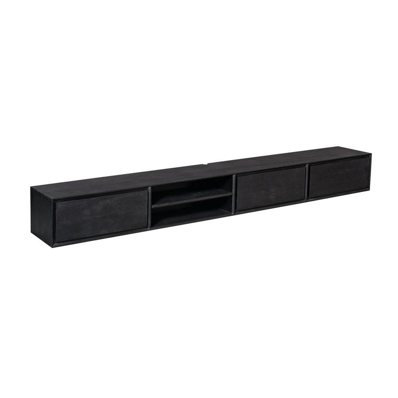 TV-meubel Zwevend tv meubel Ambiance Zwart 280 cm 280x30x35 cm-TV-meubels-Starfurn