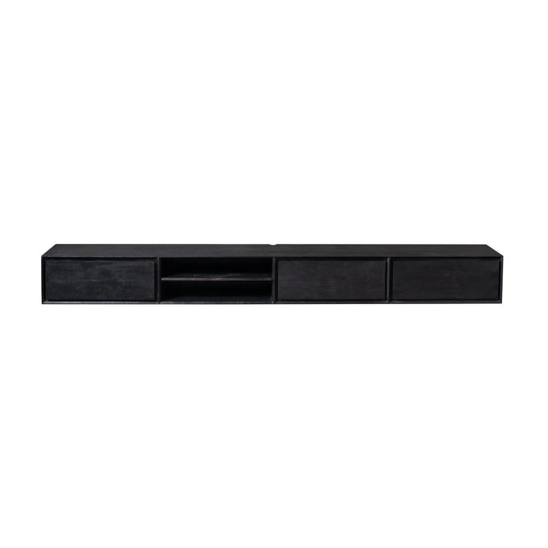 TV-meubel Zwevend tv meubel Ambiance Zwart 280 cm 280x30x35 cm-TV-meubels-Starfurn