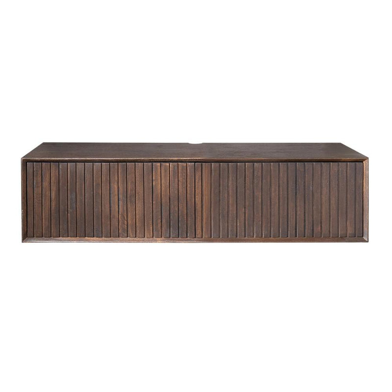 TV-meubel Zwevend tv meubel Madison Bruin 120 cm 120x35x30 cm-TV-meubels-Starfurn