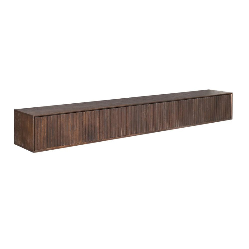 TV-meubel Zwevend tv meubel Madison Bruin 200 cm 200x35x30 cm-TV-meubels-Starfurn