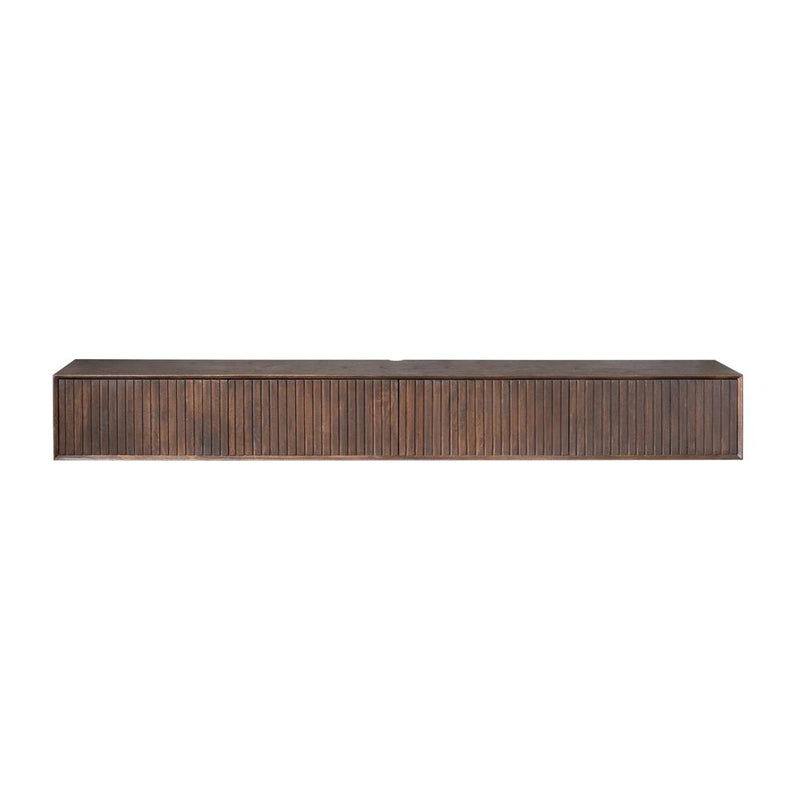 TV-meubel Zwevend tv meubel Madison Bruin 200 cm 200x35x30 cm-TV-meubels-Starfurn