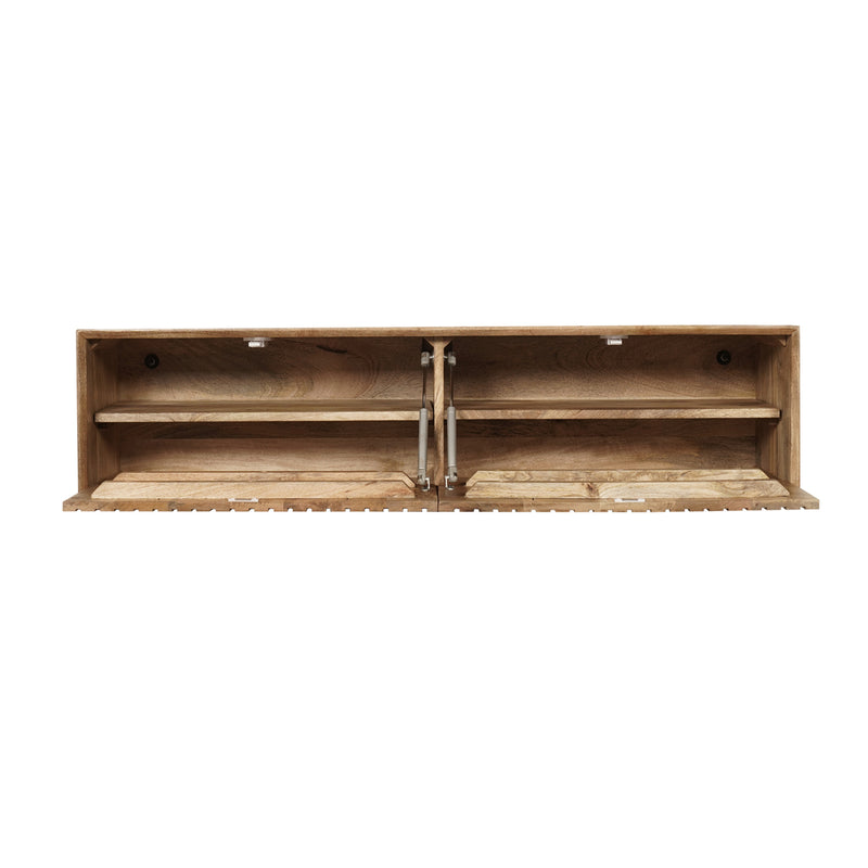 TV-meubel Zwevend tv meubel Madison Naturel 120 cm 120x35x30 cm-TV-meubels-Starfurn