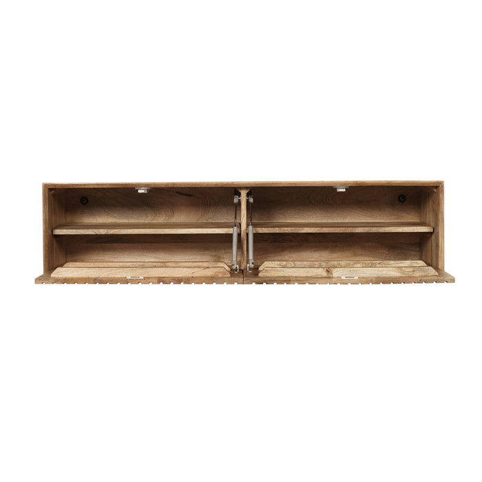 TV-meubel Zwevend tv meubel Madison Naturel 120 cm 120x35x30 cm-TV-meubels-Starfurn