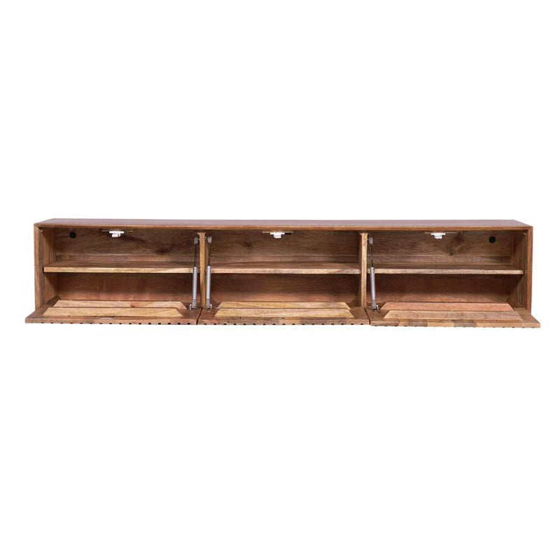 TV-meubel Zwevend tv meubel Madison Naturel 160 cm 160x35x30 cm-TV-meubels-Starfurn