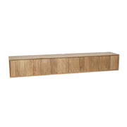 TV-meubel Zwevend tv meubel Madison Naturel 240 cm 240x35x30 cm-TV-meubels-Starfurn