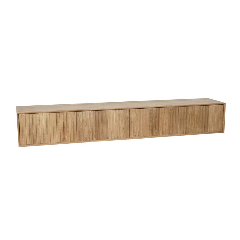 TV-meubel Zwevend tv meubel Madison Naturel 240 cm 240x35x30 cm-TV-meubels-Starfurn