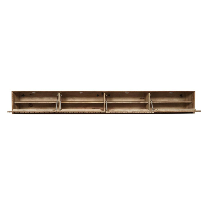 TV-meubel Zwevend tv meubel Madison Naturel 280 cm 280x35x30 cm-TV-meubels-Starfurn