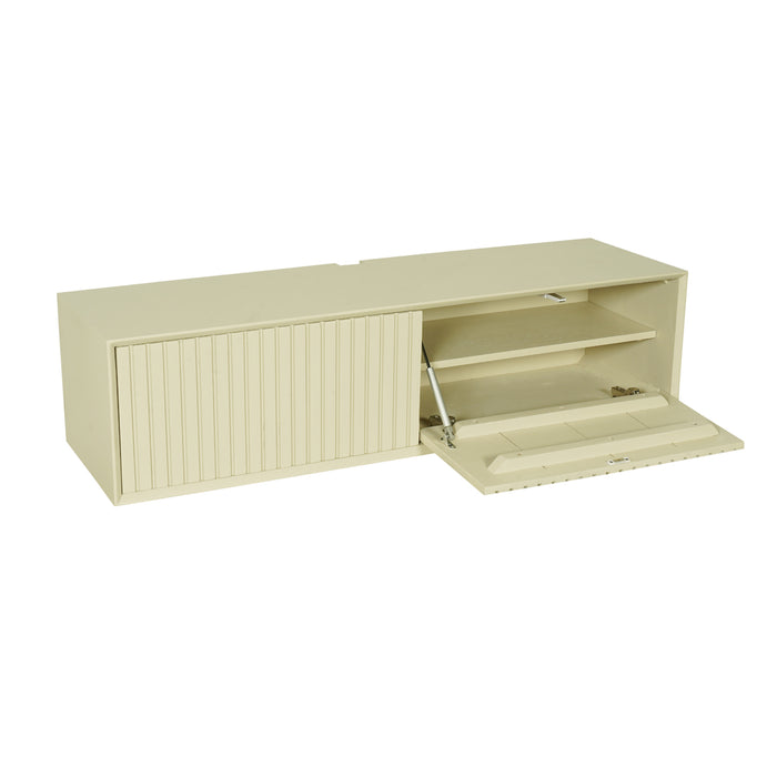 TV-meubel Zwevend tv meubel Madison Zand 120 cm 120x35x30 cm-TV-meubels-Starfurn