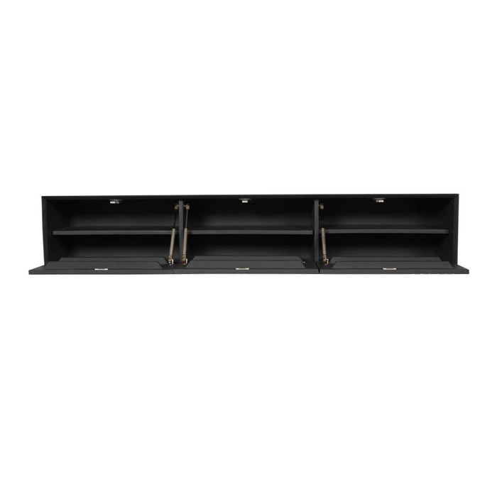 TV-meubel Zwevend tv meubel Madison Zwart 160 cm 160x35x30 cm-TV-meubels-Starfurn
