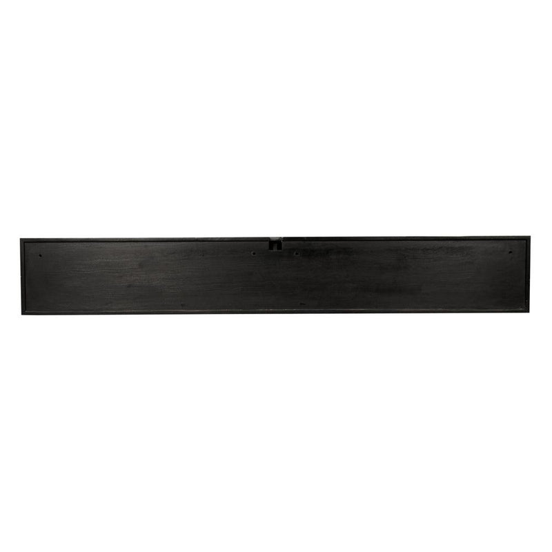 TV-meubel Zwevend tv meubel Madison Zwart 200 cm 200x35x30 cm-TV-meubels-Starfurn