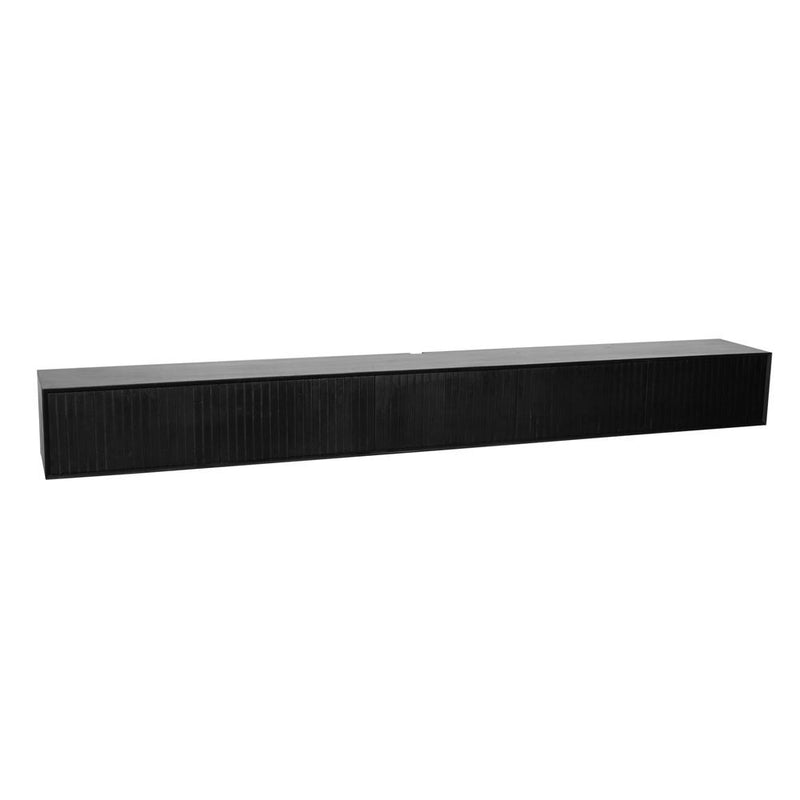 TV-meubel Zwevend tv meubel Madison Zwart 280 cm 280x35x30 cm-TV-meubels-Starfurn