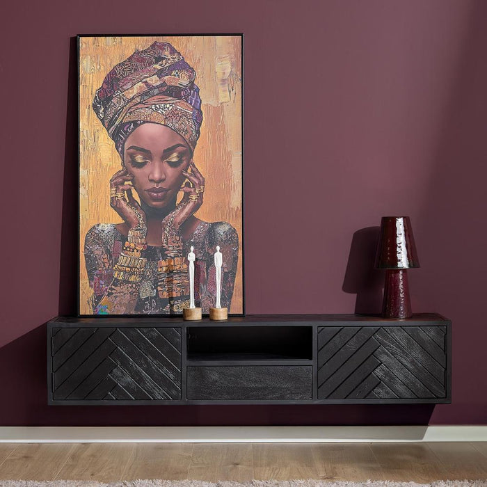 TV-meubel Zwevend tv meubel New York 160 cm 160x35x33 cm-TV-meubels-Starfurn