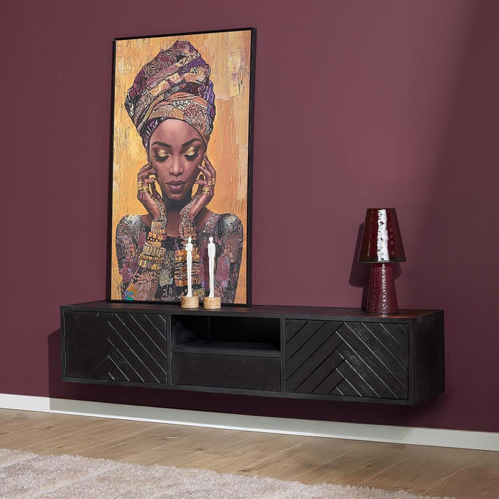 TV-meubel Zwevend tv meubel New York 160 cm 160x35x33 cm-TV-meubels-Starfurn