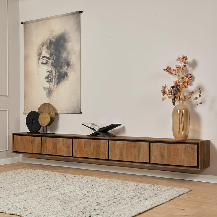 TV-meubel Zwevend tv meubel RichWood 280 cm-TV-meubels-Starfurn