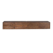 TV-meubel Zwevend tv meubel Vision Bruin 240 cm 240x30x35 cm-TV-meubels-Starfurn