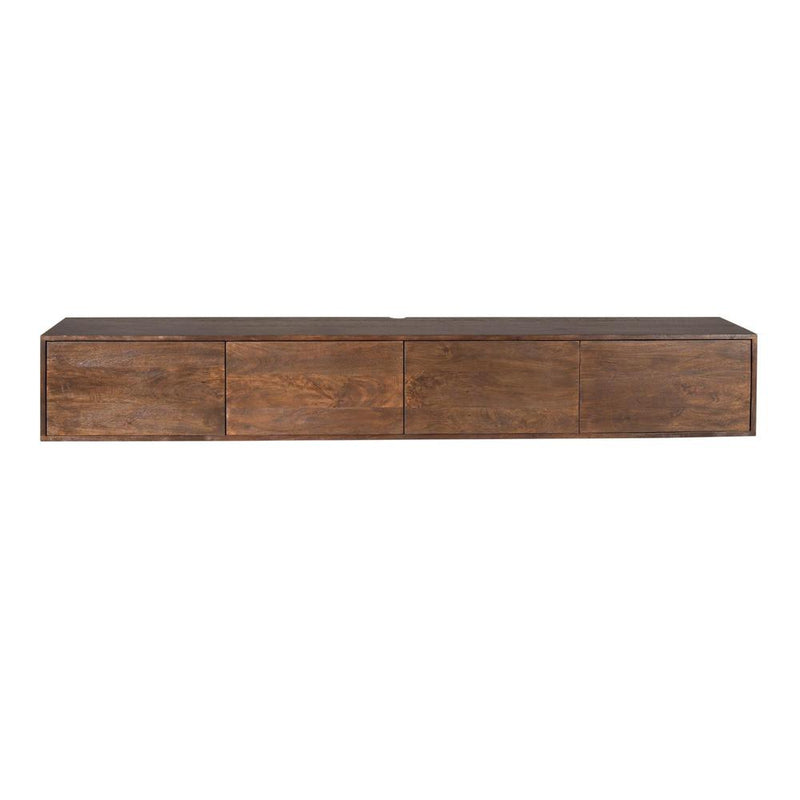 TV-meubel Zwevend tv meubel Vision Bruin 240 cm 240x30x35 cm-TV-meubels-Starfurn