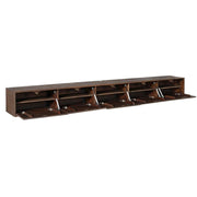 TV-meubel Zwevend tv meubel Vision Bruin 280 cm 280x30x35 cm-TV-meubels-Starfurn