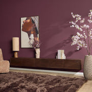 TV-meubel Zwevend tv meubel Vision Bruin 280 cm 280x30x35 cm-TV-meubels-Starfurn
