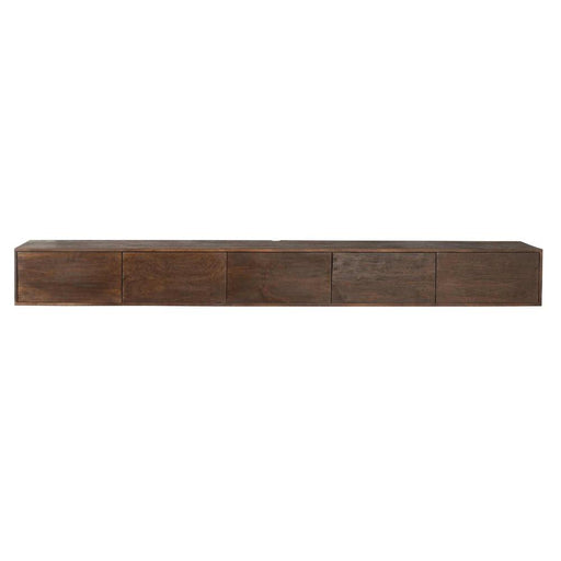 TV-meubel Zwevend tv meubel Vision Bruin 280 cm 280x30x35 cm-TV-meubels-Starfurn