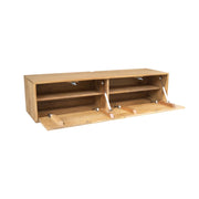 TV-meubel Zwevend tv meubel Vision Licht mango 120 cm-TV-meubels-Starfurn