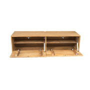 TV-meubel Zwevend tv meubel Vision Licht mango 120 cm-TV-meubels-Starfurn