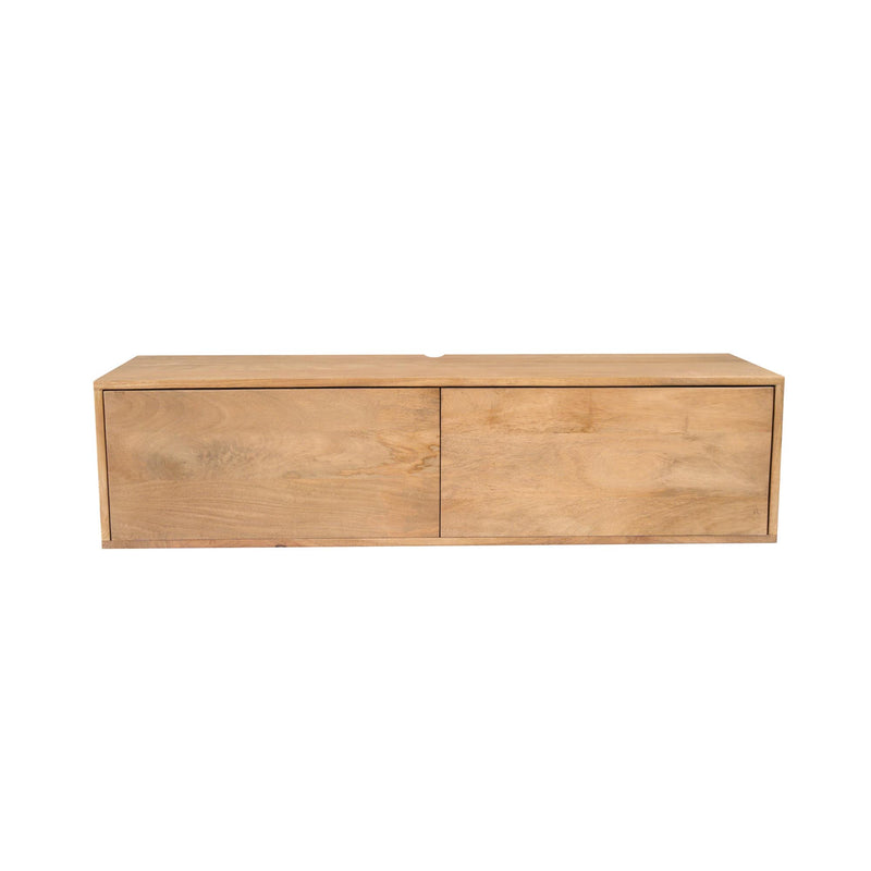 TV-meubel Zwevend tv meubel Vision Licht mango 120 cm-TV-meubels-Starfurn