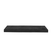 Tafelblad Straight Edge Zwart Mangohout 120x70x5 cm-Rechthoekige tafelbladen-LABEL51