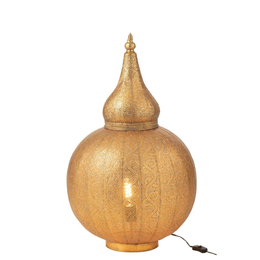 Tafellamp Aladin Ijzer Goud 46x46x78 cm-Tafellampen-J-Line