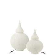 Tafellamp Aladin Ijzer Wit 46x46x78 cm-Tafellampen-J-Line