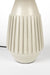 Tafellamp Aysa Aluminum Beige Ø25x52 cm E27-Tafellampen-Creating Home