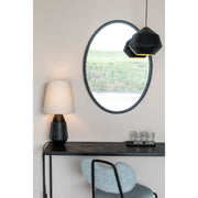 Tafellamp Aysa Aluminum Zwart Ø25x52 cm E27-Tafellampen-Creating Home